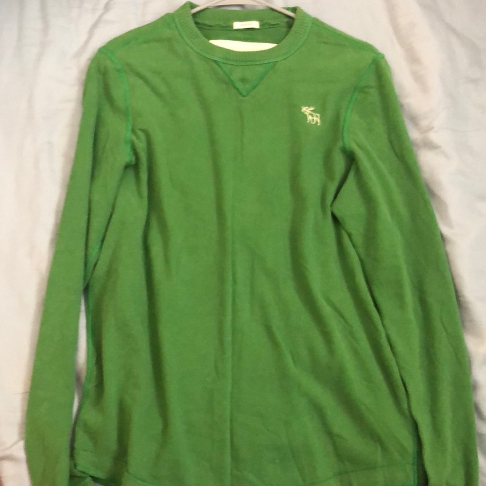 Green Abercrombie and Fitch sweatshirt